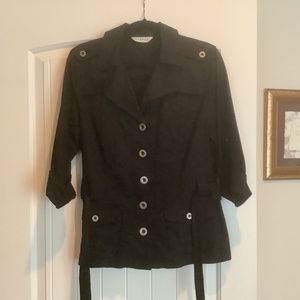 Black Linen Jacket